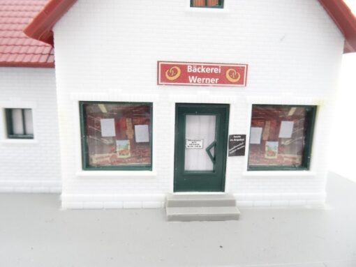 Spur H0 Haus Bäckerei Werner ca15x18 cm aus Anlagerückbau, siehe Foto RR561 o. – Bild 3
