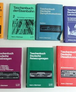 Taschenbücher Deutsche Lokomotiven 7 Stück siehe Foto CK8220 o.