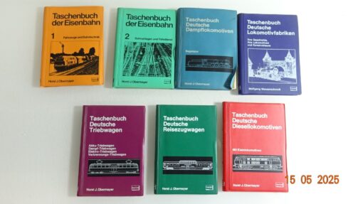 Taschenbücher Deutsche Lokomotiven 7 Stück siehe Foto CK8220 o.