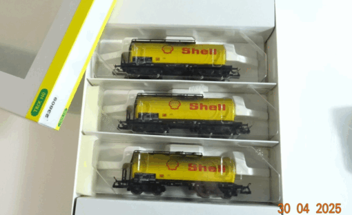 Trix H0 23809 Kesselwagen-Set Shell 3 tlg. der DB in OVP PR7365