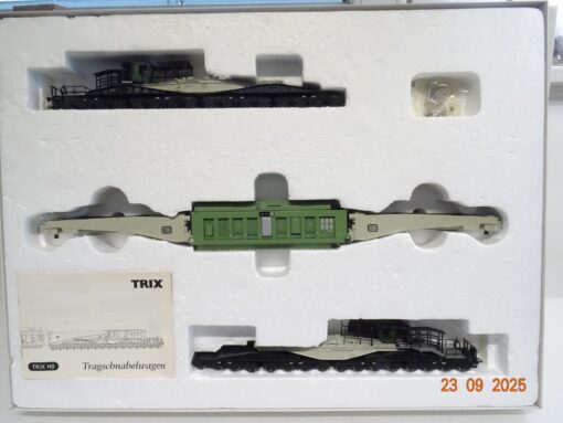 Trix H0 23994 Tragschnabelwagen 32-achs. der DB Trafo-Union in OVP JL3135
