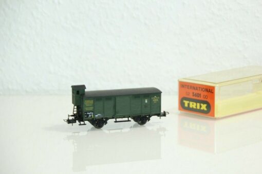 Trix H0 3601 Güterwagen mit Brhs. der K.Bay.Sts.B. in OVP LW6592