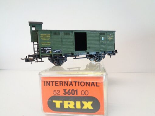 Trix H0 52 3601 00 gedeckter Güterwagen BrHs der K.Bay.Sts.B. in OVP DE15