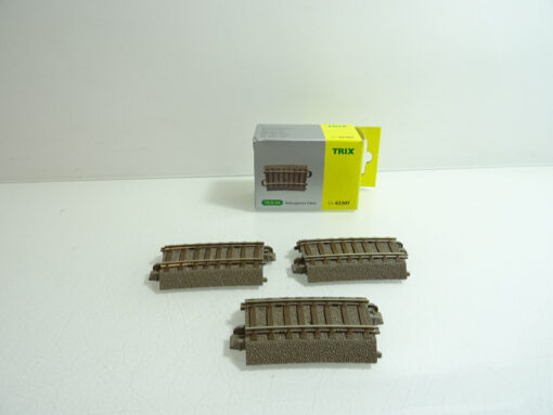 Trix H0 62207 C Gleis Gebogenes Gleis R2 437,5 3Stück siehe Foto in OVP CK1552