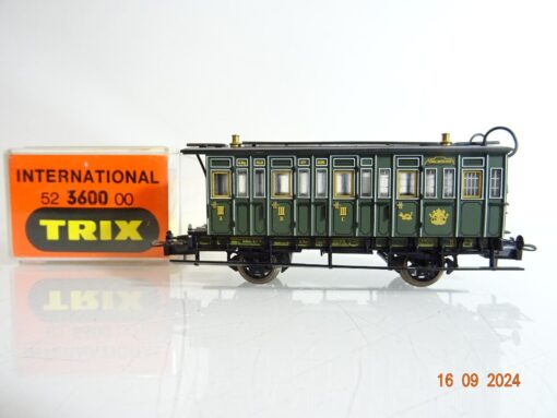 Trix H0 Abteilwagen 2.Klasse mit Postabt. der K.Bay.Sts.B. in EVP PR2736 – Bild 3