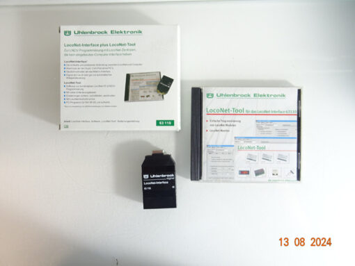 Uhlenbrock 63 110 LocoNet Interface plus LocoNet Tool neuwertig in OVP CK2743
