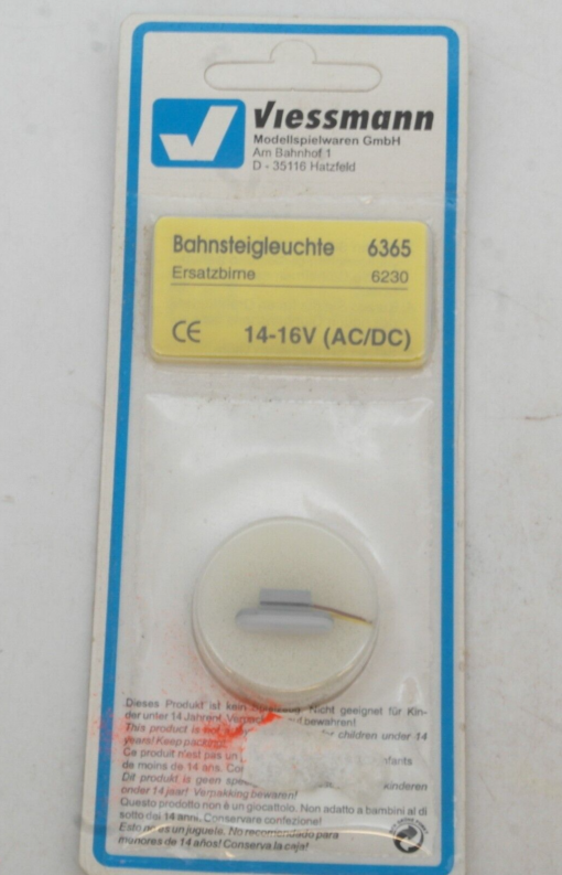 Viessmann 6365 Bahnsteigleuchte hängend, neuwertig in OVP RG3889
