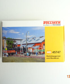 Vollmer H0 45747 Rohrblasgerüst und Brockkran in OVP CK3995