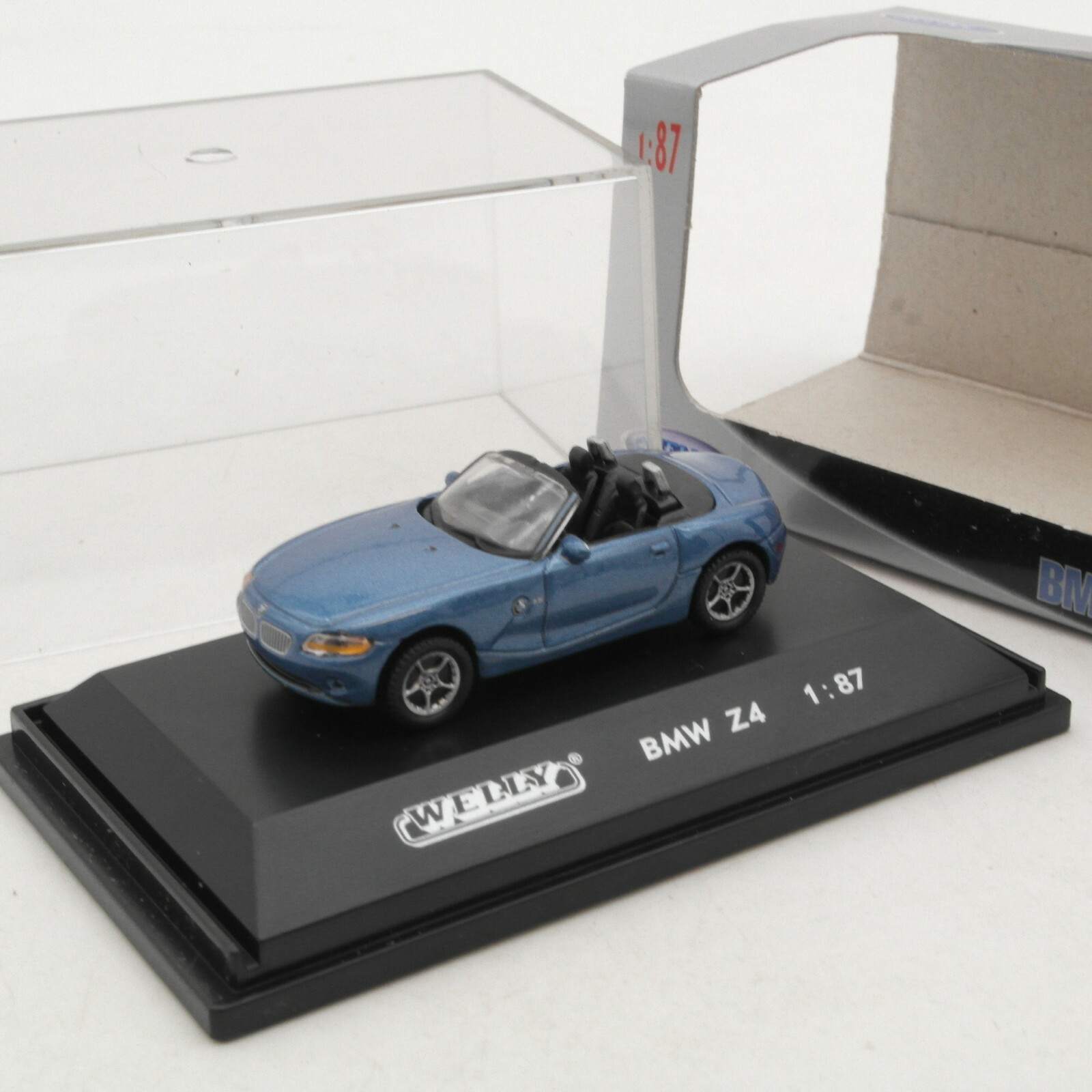 Welly 1:87 73103-SW BMW Z4 Cabrio blau in OVP RA3586
