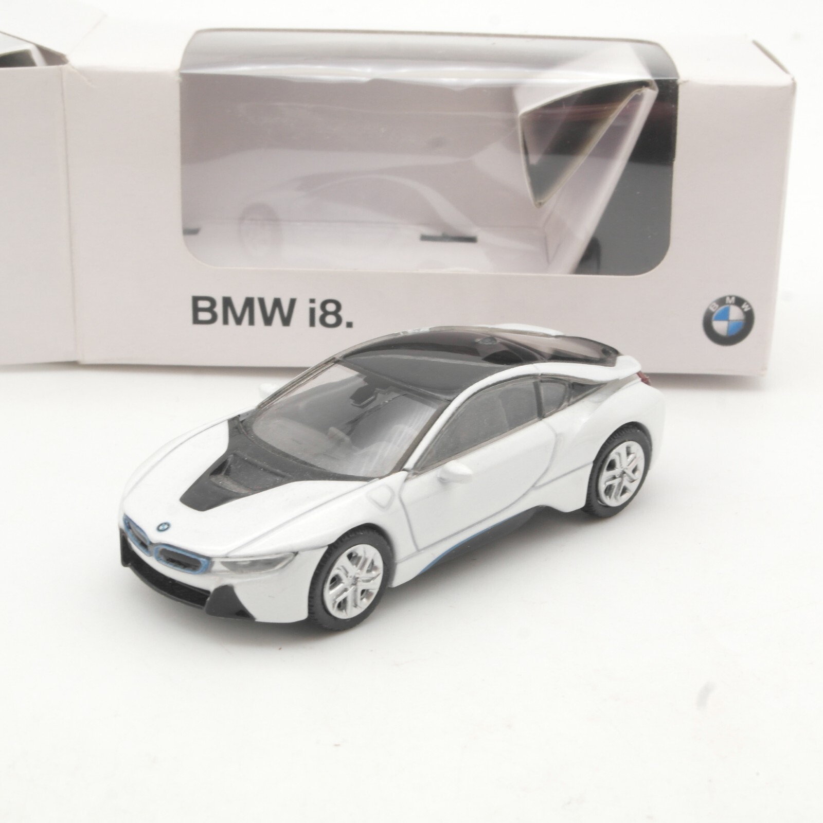 Werbemodell 1:54 BMW i8 rar in OVP QR7512