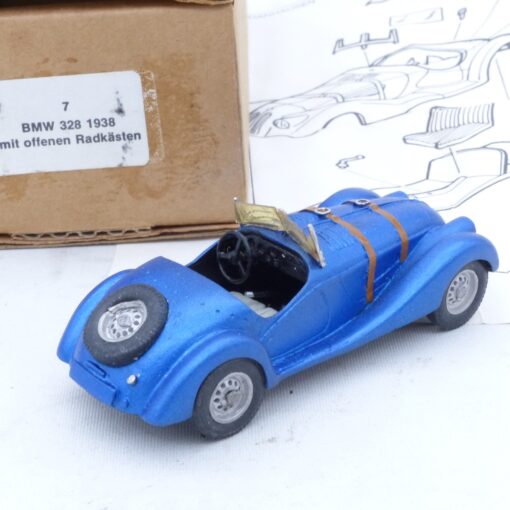 Western Models 1:43 Plumbies 7 BMW 328 1938 mit offenen Radkästen in OVP EX7952 – Bild 3