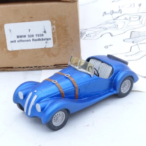 Western Models 1:43 Plumbies 7 BMW 328 1938 mit offenen Radkästen in OVP EX7952