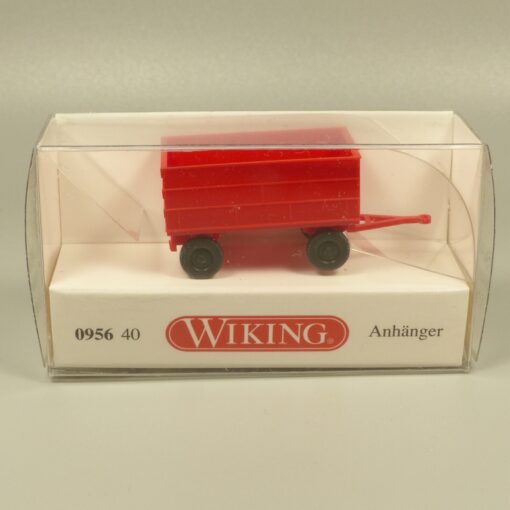 Wiking 1:160 N 095640 Landwirtschaftlicher Anhänger rot in OVP EX6233 – Bild 4