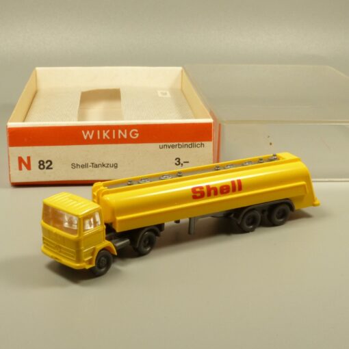 Wiking 1:160 N 82 Mercedes Benz LPS Sattelzug Shell in OVP EX6126 – Bild 3