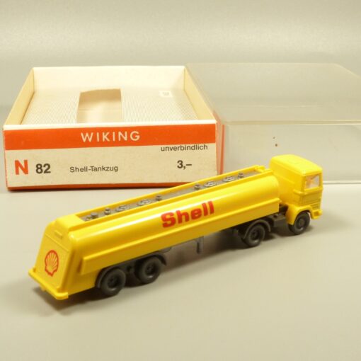 Wiking 1:160 N 82 Mercedes Benz LPS Sattelzug Shell in OVP EX6126 – Bild 4