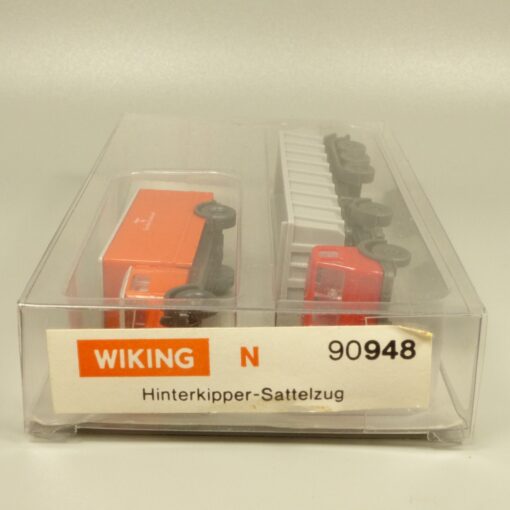 Wiking 1:160 N 90948 Mercedes Hinterkipper-Satelzug mit Zugabe in OVP EX6137 – Bild 3