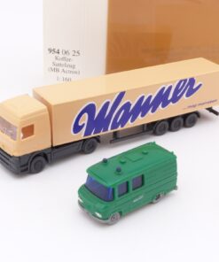 Wiking 1:160 N 9540625 MB Actros Sattelzug plus extra Fahrzeug in OVP EX8228