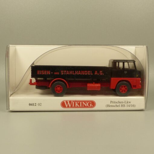 Wiking 1:87 041202 Henschel HS 14/16 Pritschen-LKW Eisen und Stahl in OVP EX7177 – Bild 4