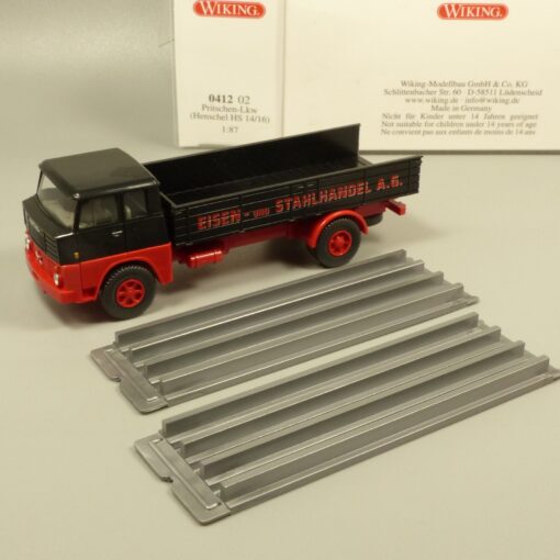 Wiking 1:87 041202 Henschel HS 14/16 Pritschen-LKW Eisen und Stahl in OVP EX7177