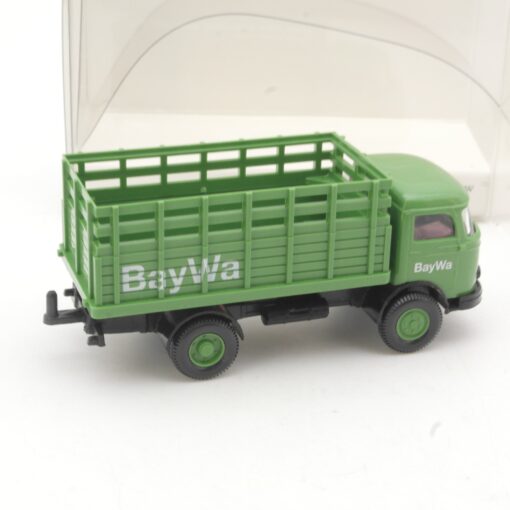 Wiking 1:87 0446 03 MB LP 321 Gitteraufbau-LKW BayWa in OVP RR3161 – Bild 3