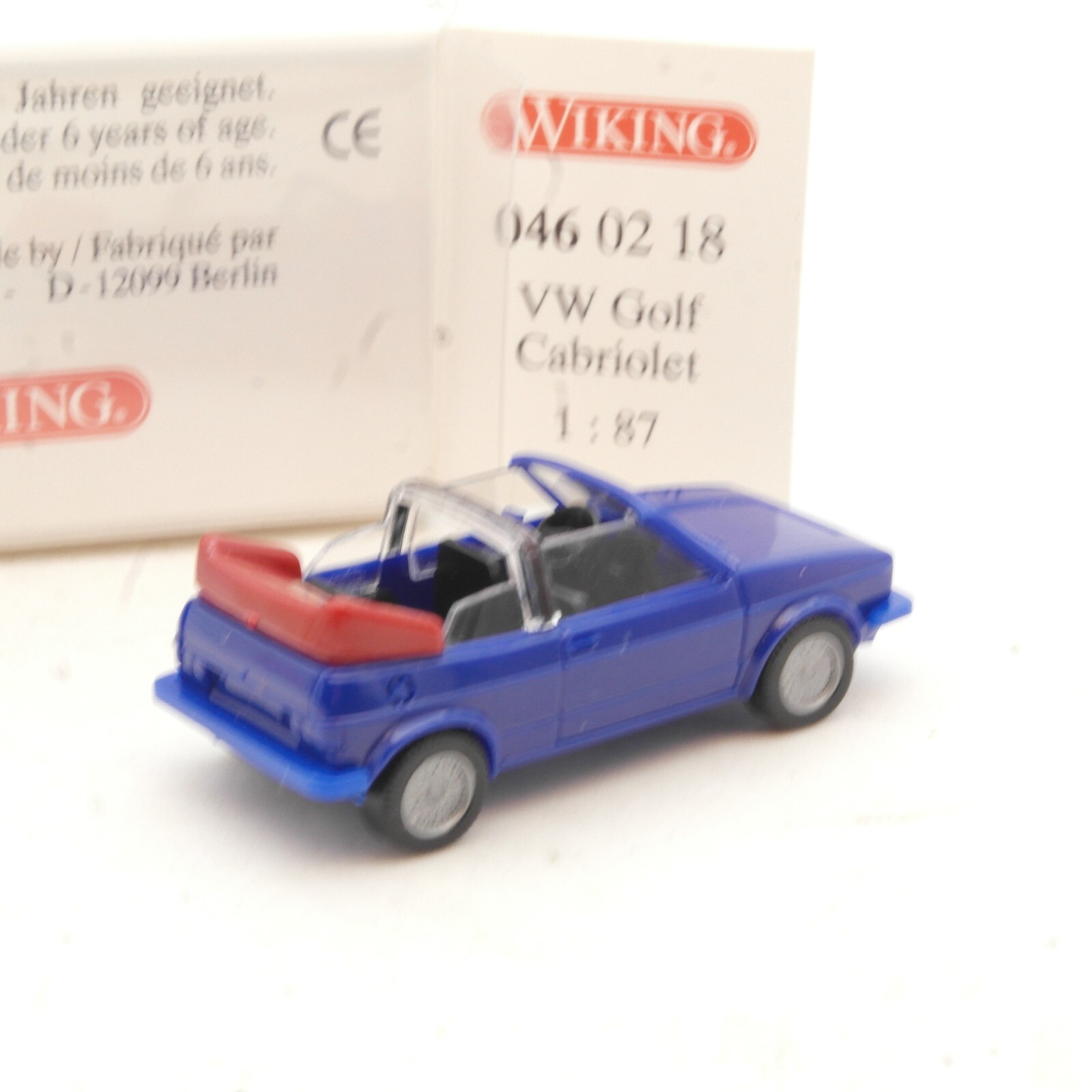 Wiking 1:87 046 02 18 VW Golf Cabriolet in OVP RG3682 – Bild 3