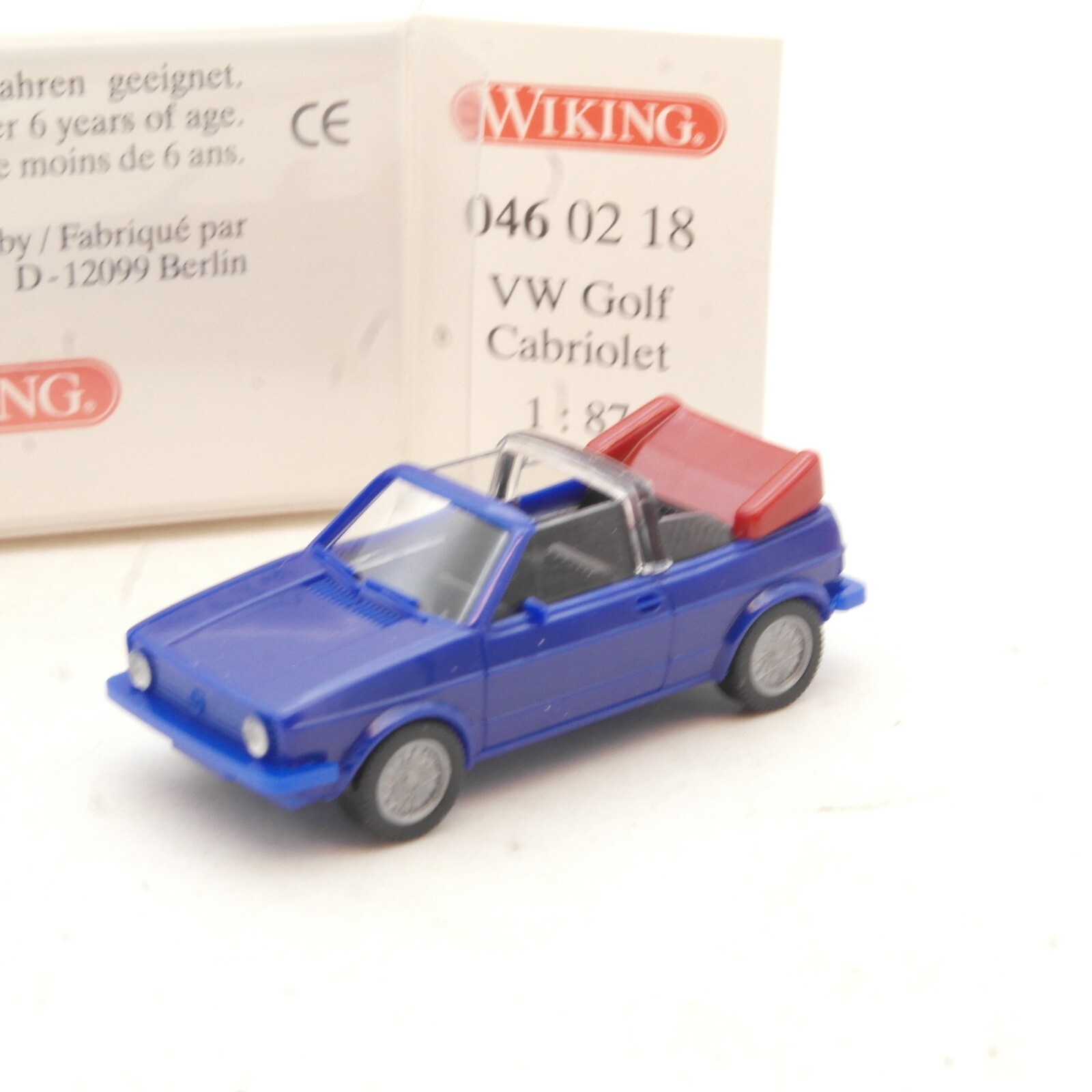 Wiking 1:87 046 02 18 VW Golf Cabriolet in OVP RG3682