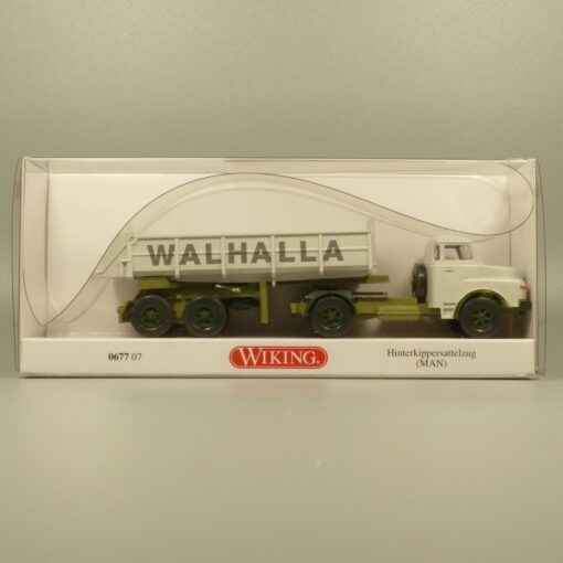 Wiking 1:87 067707 MAN Hinterkippersattelzug WALHALLA in OVP EX7148 – Bild 4
