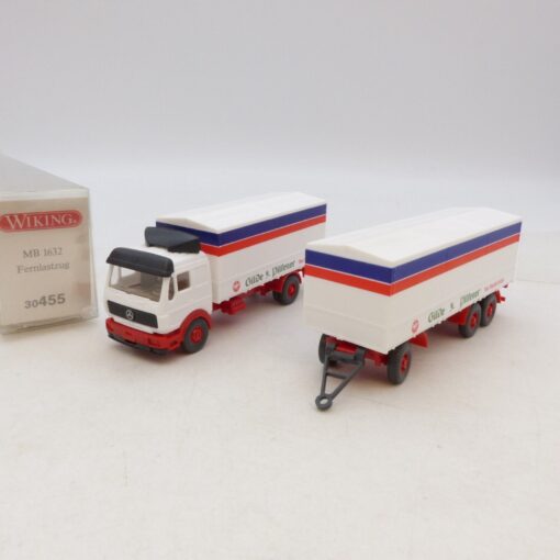 Wiking 1:87 30455 MB 1632 Pritschen Hängerzug Gilde Pilsener in OVP RG4063
