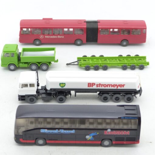 Wiking 1:87 4er-Pack diverse Verkehrsmodelle in Tüte siehe Bilder o. EX6981