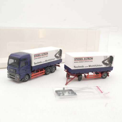 Wiking 1:87 5710638 MAN TG-A XXL Hängerzug Stiebel Eltron in OVP RR3360