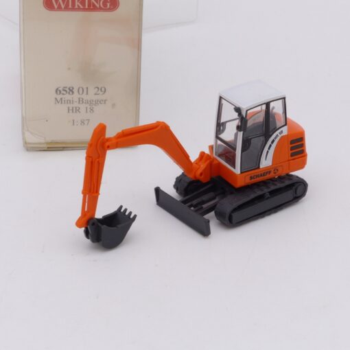 Wiking 1:87 6580129 Mini-Bagger HR 18 Schaeff kommunal in OVP EX7318