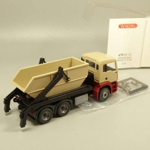 Wiking 1:87 6790332 MAN T-A M Absetzkipper neutral in OVP EX7175 – Bild 3