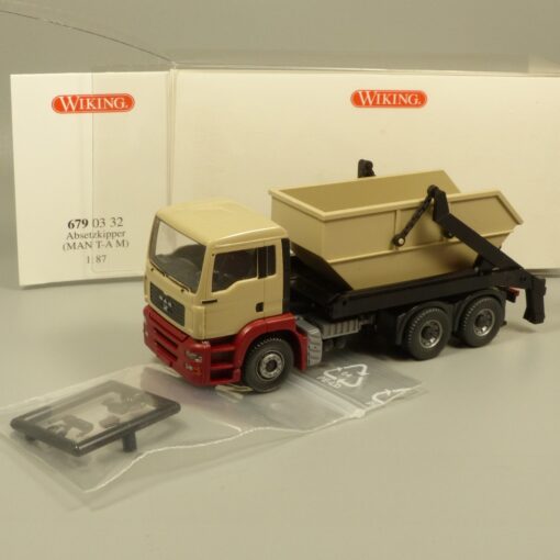 Wiking 1:87 6790332 MAN T-A M Absetzkipper neutral in OVP EX7175