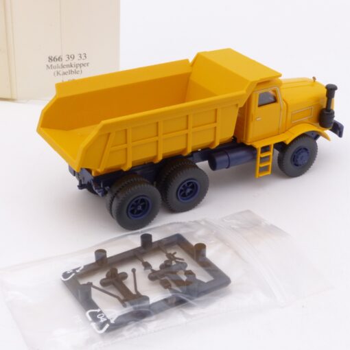 Wiking 1:87 8663933 Kaelble Muldenkipper gelb in OVP EX6857 – Bild 3