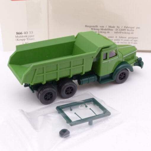 Wiking 1:87 8664033 Krupp Titan Muldenkipper grün in OVP EX6859 – Bild 3