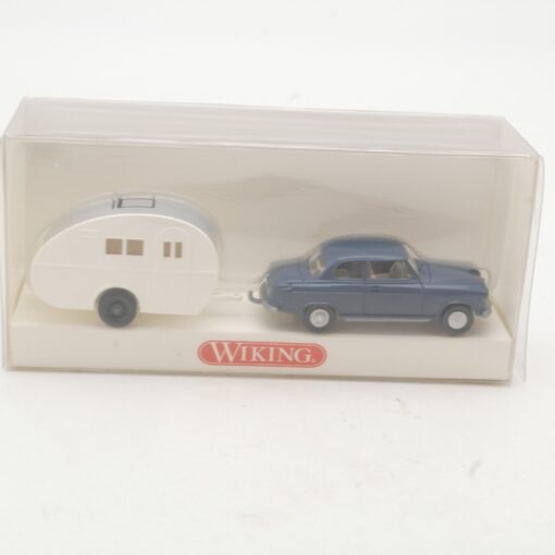 Wiking 1:87 894 01 26 Borgward Isabella mit Wohnwagen in OVP RR3166 – Bild 3