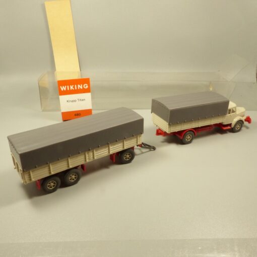 Wiking 1:87 GK 480 Krupp Titan Lastzug neutral in OVP EX6317 – Bild 3