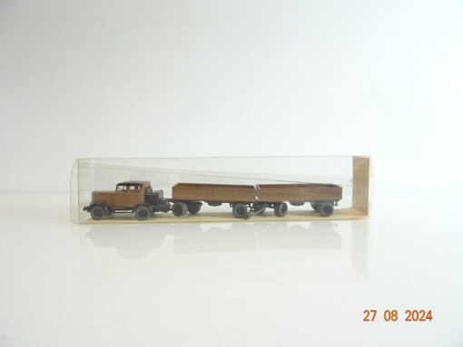 Wiking 1:87 H0 3500 Hanomag ST 100 mit zwei Anhängern in OVP TF959