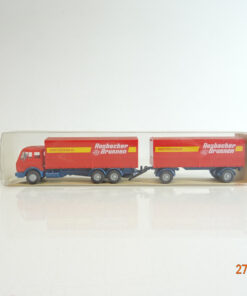 Wiking 1:87 H0 430 MB 2632 Fernlastzug Rosbacher Brunnen in OVP TF958