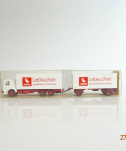Wiking 1:87 H0 471 MAN Büssing Fernlastzug Weiss Lebkuchen in OVP TF954