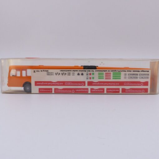 Wiking 1:87 Nr.: 24705 MB O 305 G Gelenkbus orange, in OVP EX2824 – Bild 3