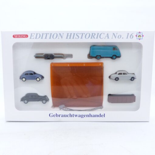 Wiking 1:87 PMS 167210 Historica No. 16 Gebrauchtwagenhandel Set 2 in OVP EX6820