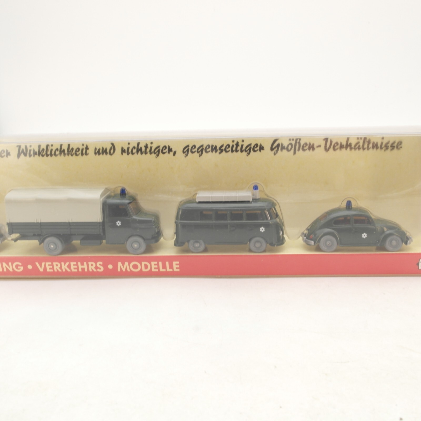 Wiking 1:87 PMS 189074 Verkehrsmodelle Themenset Polizei I in OVP RG8033 – Bild 3