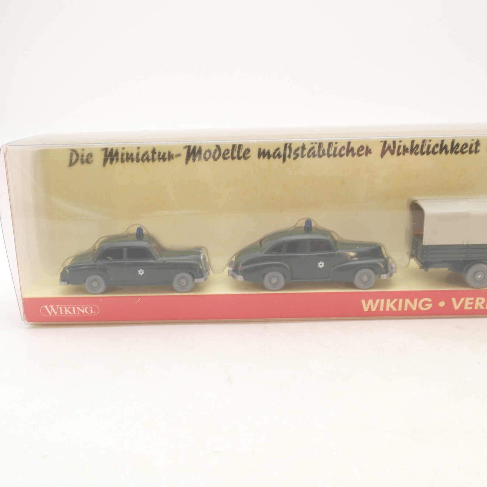 Wiking 1:87 PMS 189074 Verkehrsmodelle Themenset Polizei I in OVP RG8033 – Bild 4