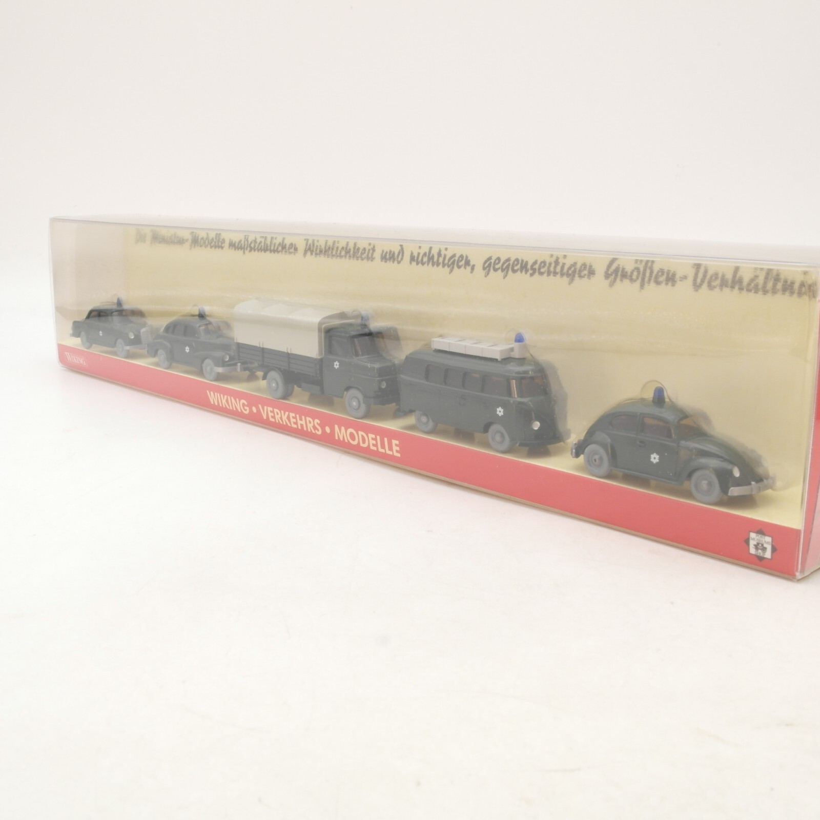 Wiking 1:87 PMS 189074 Verkehrsmodelle Themenset Polizei I in OVP RG8033