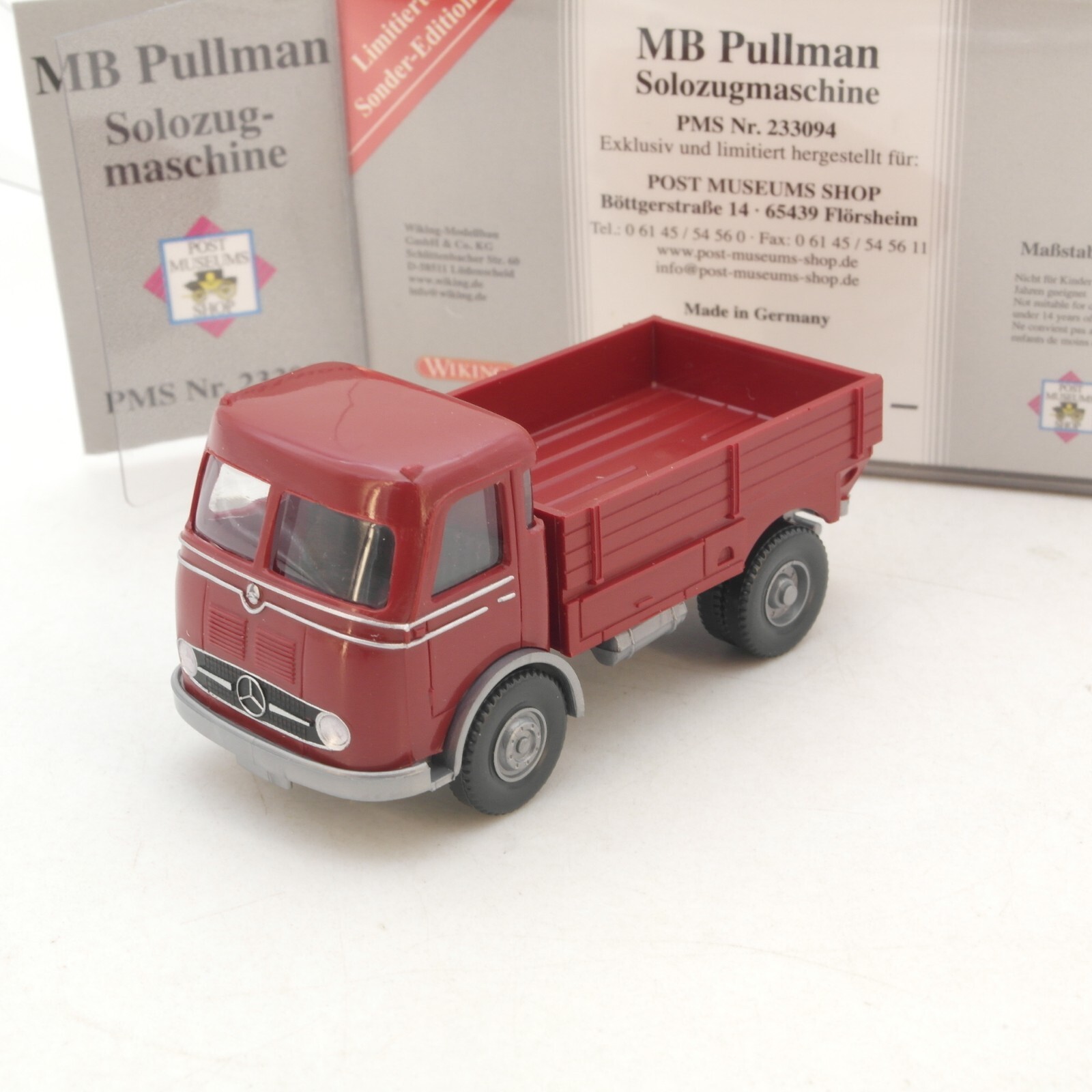 Wiking 1:87 PMS 233094 MB Pullman Solozugmaschine neuwertig in OVP RG8149
