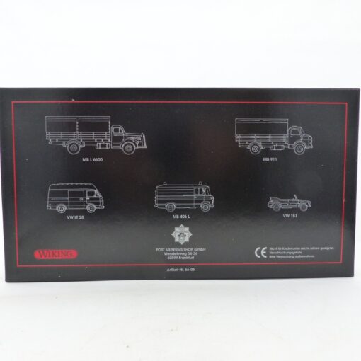 Wiking 1:87 PMS 80-03 Post- und Fernmeldefahrzeuge der 70er Jahre in OVP EX6670 – Bild 3
