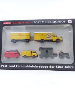 Wiking 1:87 PMS 80-07 Post- und Fernmeldefahrzeuge der 50er Jahre in OVP EX8517