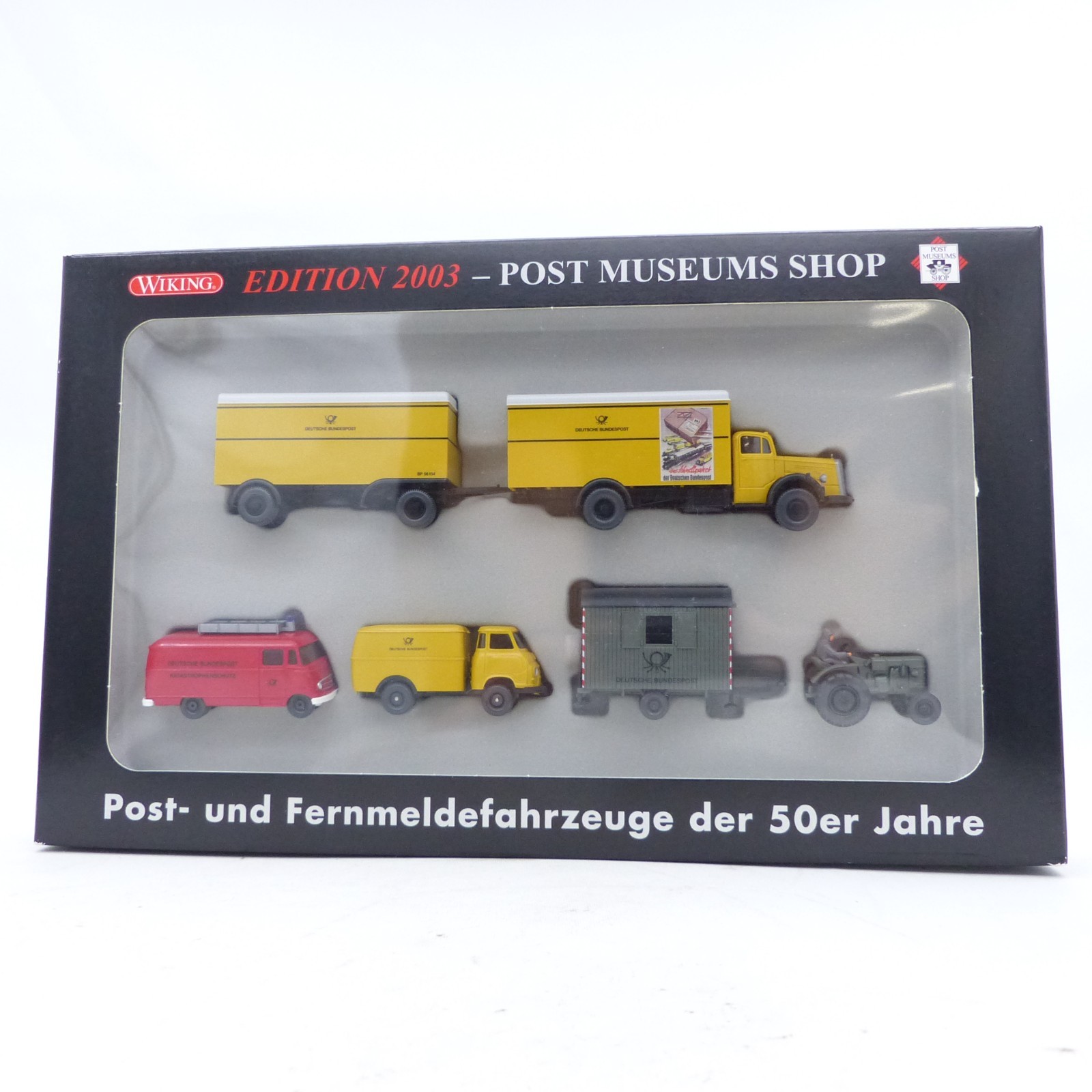 Wiking 1:87 PMS 80-07 Post- und Fernmeldefahrzeuge der 50er Jahre in OVP EX8517