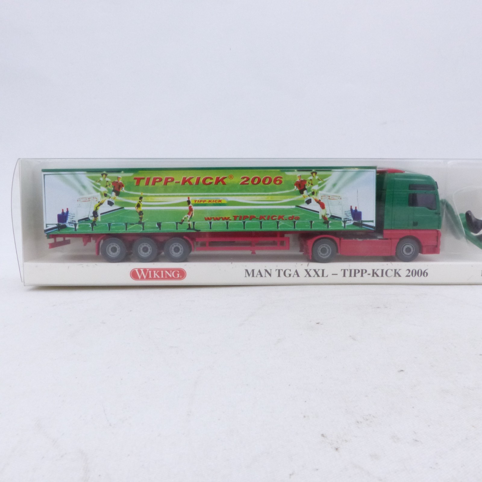 Wiking 1:87 PMS 81-33 MAN TGA XXL -Sattelzug Tipp-Kick 2006 in OVP EX8446 – Bild 4